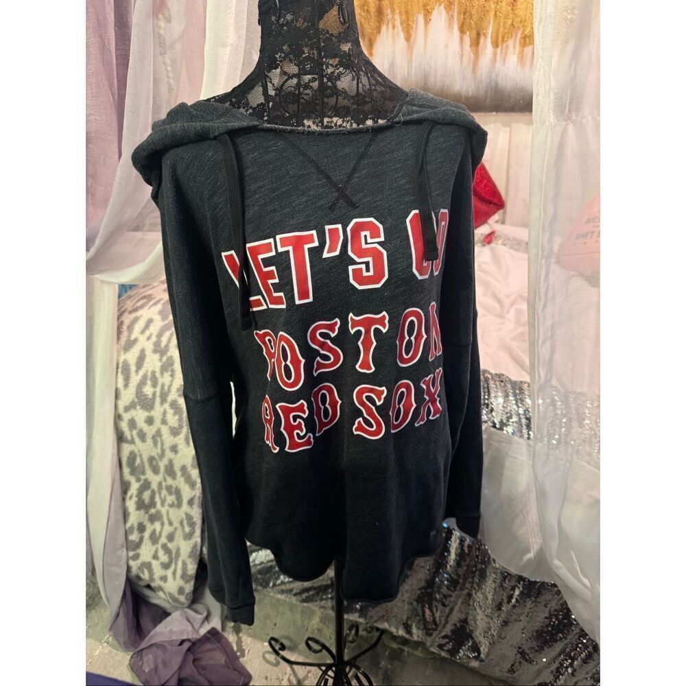 VS pink pullover hooded sweatshirt- hoodie mlb red sox Large baseball